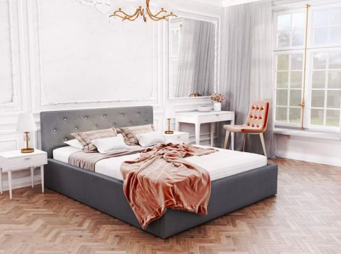 Manželská čalouněná postel Fdm Mirage Trinity šíře 173 cm