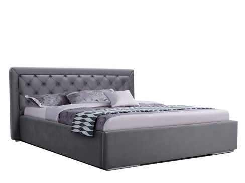 Čalouněná postel Madera šíře 195 cm, s roštem a úložným prostorem