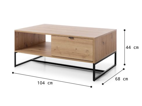 Konferenční stolek Pi Amber AL104 šíře 104 cm