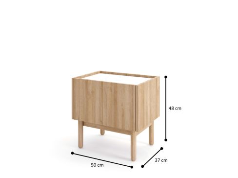 Noční stolek Pi Boho S-50 šíře 50 cm