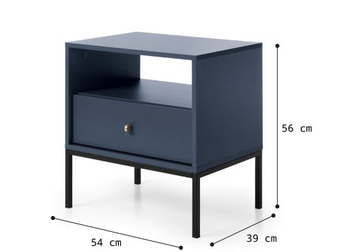 Noční stolek Pi Mono MS-54 šíře 54 cm