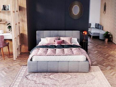 Manželská čalouněná postel Fdm Florida Trinity šíře 153 cm