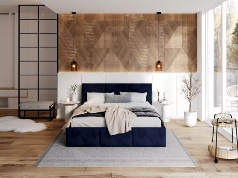 Čalouněná postel Fdm Fresia Paris šíře 103 cm