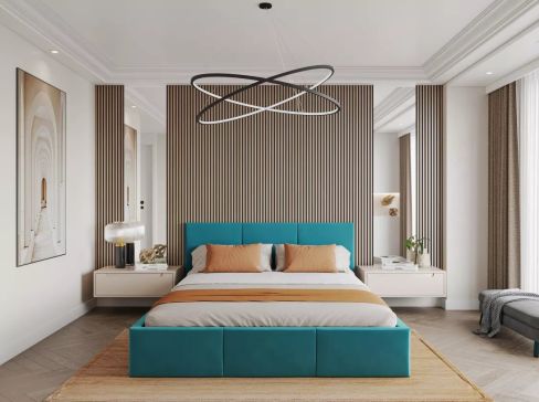 Čalouněná postel Fdm Fresia Paris šíře 153 cm