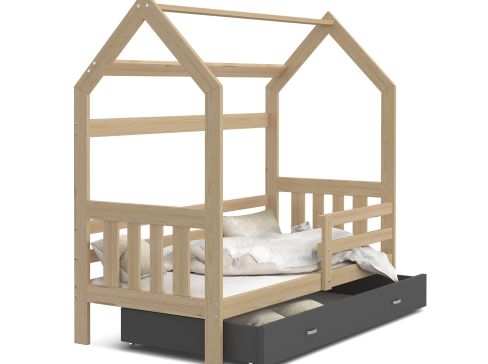 Dětská postel Fdm Domek 2 hloubky 164 cm