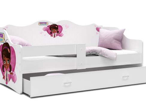 Dětská postel Fdm Neli 180x80 s potiskem
