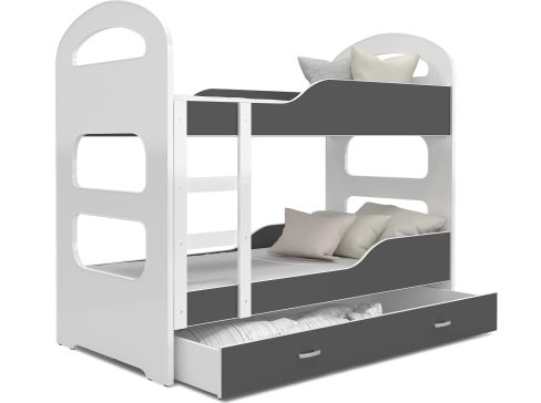Dětská dvoupatrová postel Fdm Dominik hloubky 168 cm