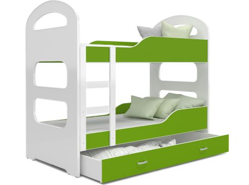Dětská dvoupatrová postel Fdm Dominik hloubky 198 cm
