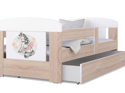 Dětská postel Fdm Filip 160X80 s potiskem