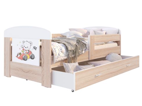 Dětská postel Fdm Filip 160X80 s potiskem