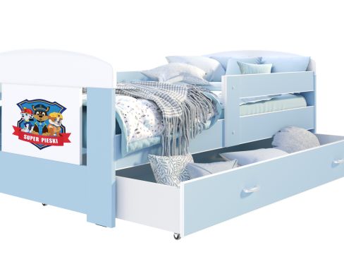 Dětská postel Fdm Filip 140X80 s potiskem