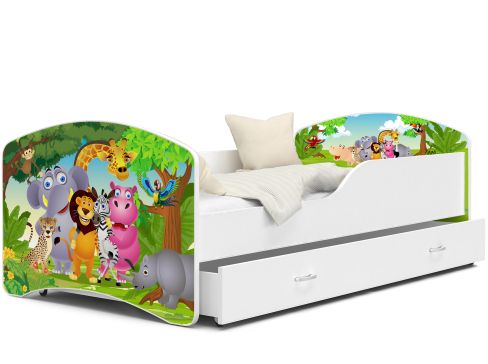 Dětská postel Fdm Igor 180x80 s potiskem
