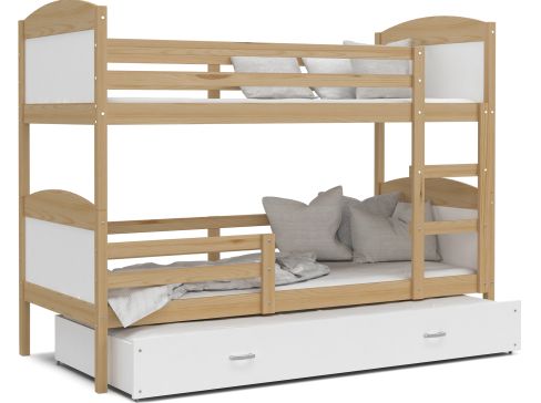Dětská dvoupatrová postel Fdm Mateusz 200x90