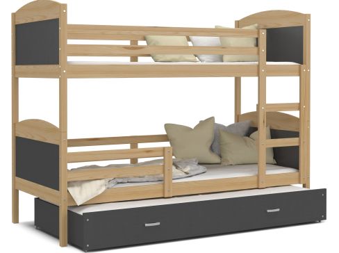 Dětská dvoupatrová postel Fdm Mateusz 190x80