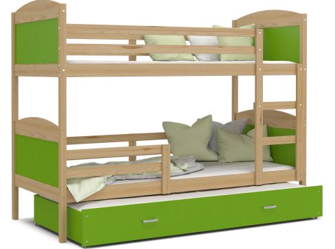 Dětská dvoupatrová postel Fdm Mateusz 200x90