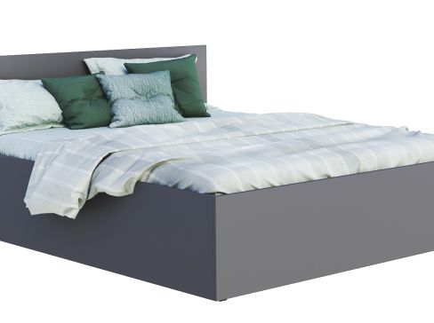 Manželská postel Fdm Panama šíře 185 cm s kovovým zvedacím rámem