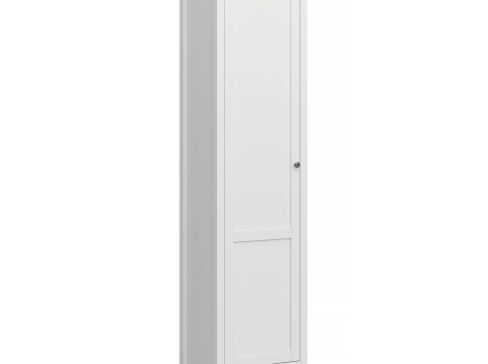 Regál K Olje 1d s dveřmi šíře 50 cm - bílá