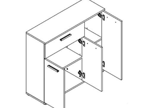 Komoda K Singa 34 šíře 90 cm