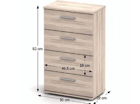 Komoda K Singa 14 šíře 50 cm