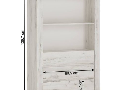 Komoda k Angel Typ 32 šíře 84 cm - bílá