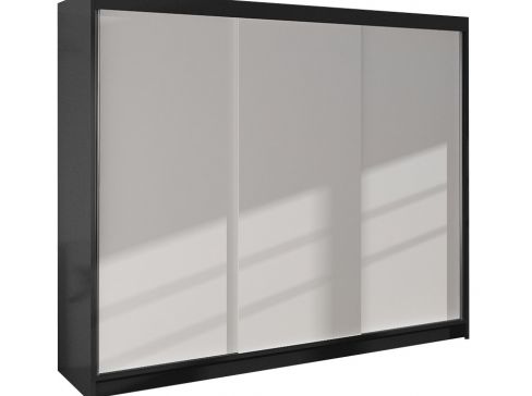 Šatní skříň Derby II šíře 200 cm s posuvnými dveřmi bez zrcadla
