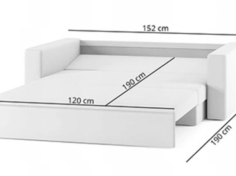 Malá rozkládací pohovka Montana šíře 152 cm