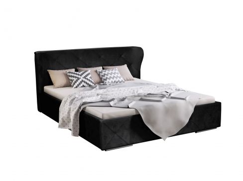 Čalouněná postel Orlando - Soft 11 černý