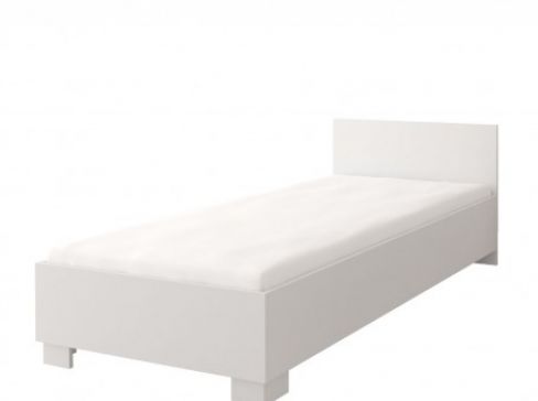 Bílá postel Smyk I