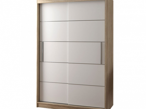 Idzczak šatní skříň Neomi 06 šíře 120 cm s posuvnými dveřmi